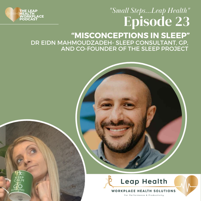 Misconceptions in sleep Dr Eidn Mahmoudzadeh- Sleep Consultant, GP, and co-founder of The Sleep Project